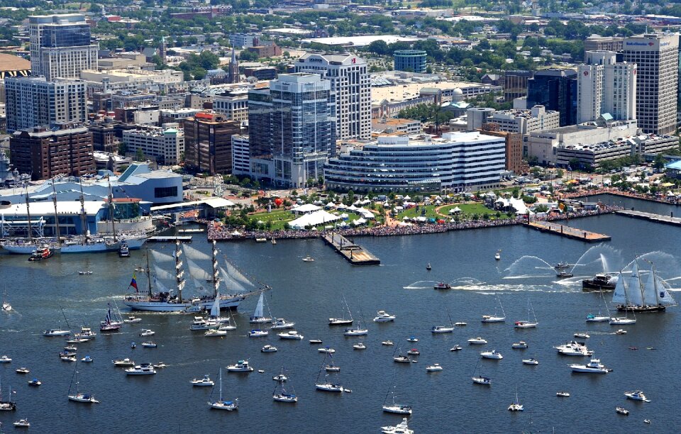 Cityscape Norfolk Virginia