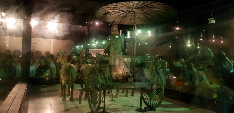 The Terracotta Army in the museum of Qin Shi Huangs tomb