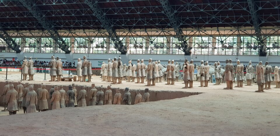The Terracotta Army in the museum of Qin Shi Huangs tomb