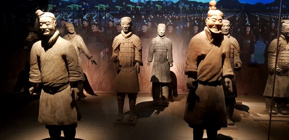 The famous terracotta warriors of XiAn, China