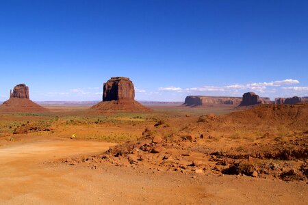 Classic View of Monument Valley Tribal Park, Arizona