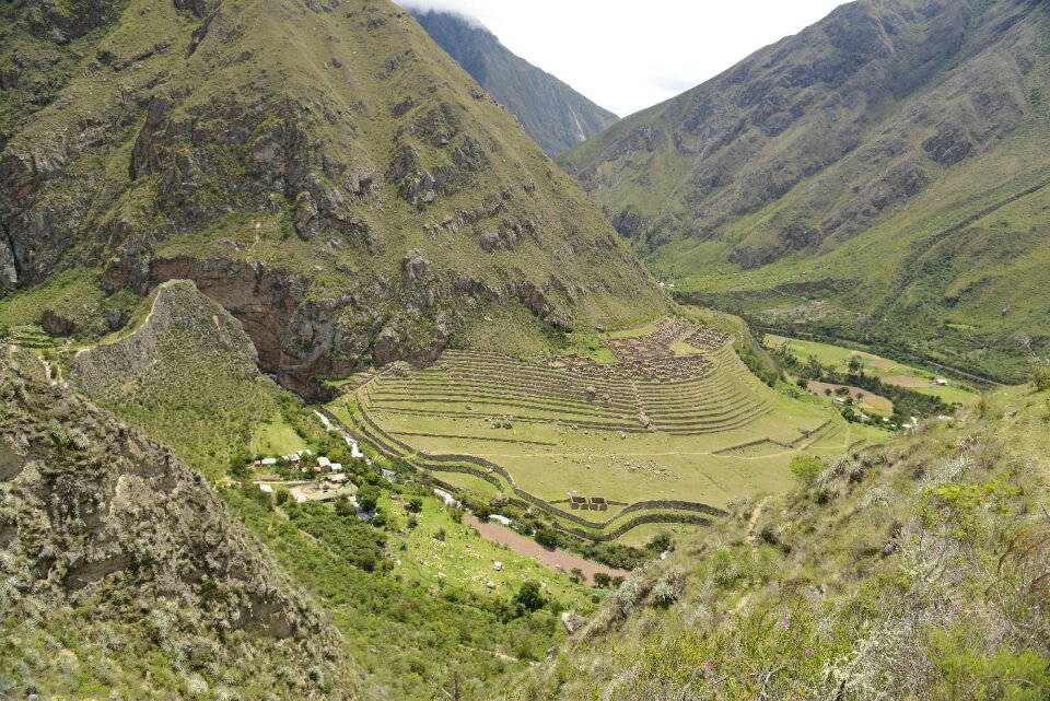 Pattallacta, Inca ruins of agricultural center, The Inca Trail
