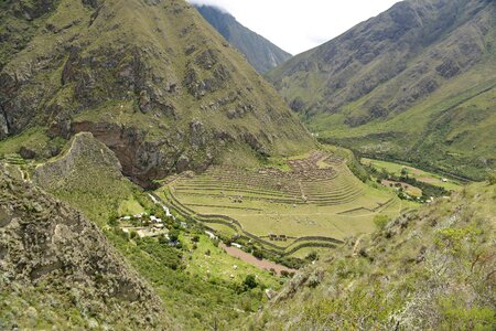 Pattallacta, Inca ruins of agricultural center, The Inca Trail