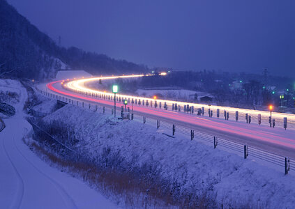 Light trails photo