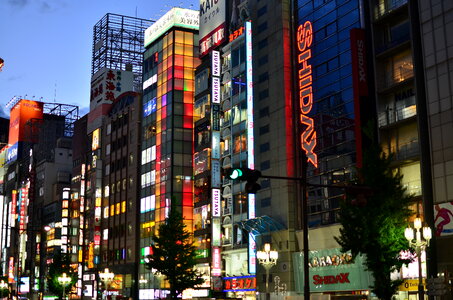 Shinjuku's Kabuki-cho district in Tokyo, Japan