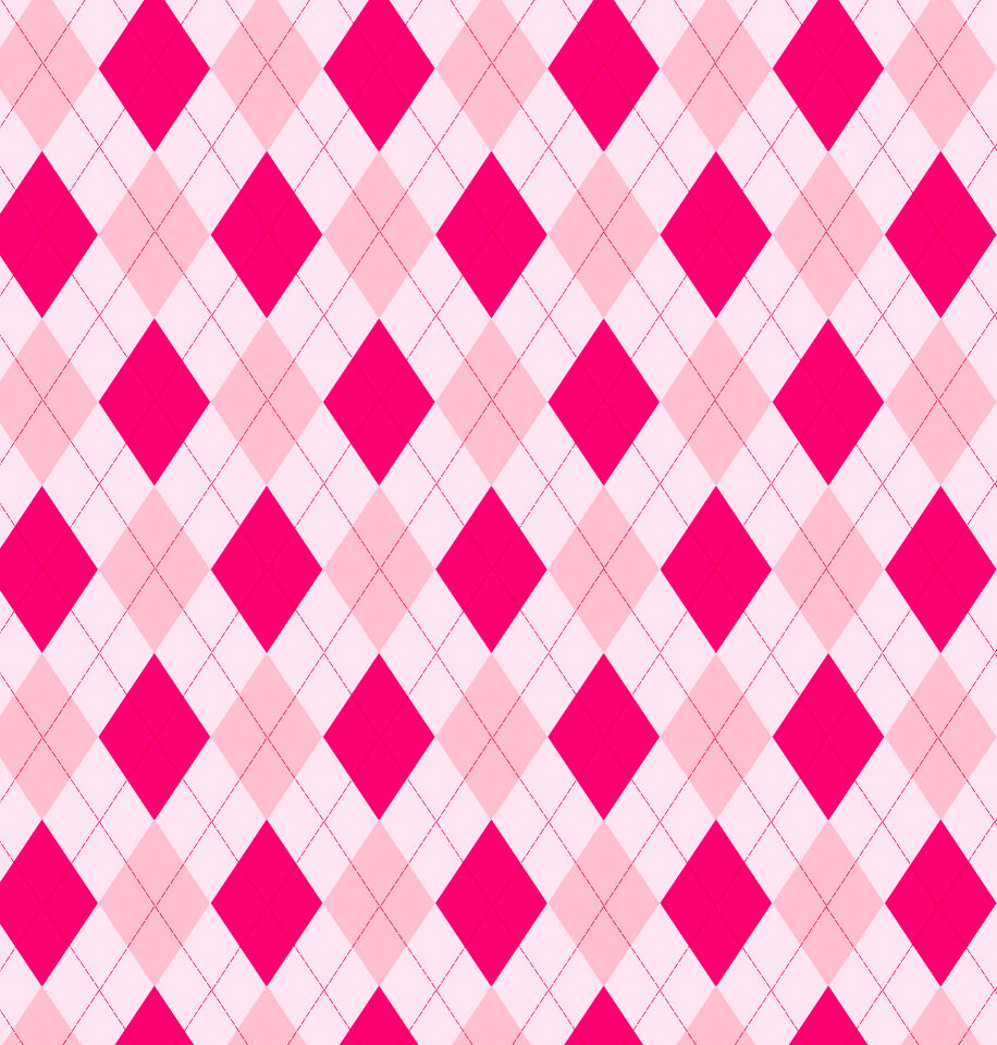 Argyle Pattern background in shades of pink for scrapbooking