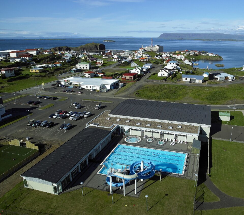 View of Stykkisolmur, Snaefellsnes peninsula, Iceland