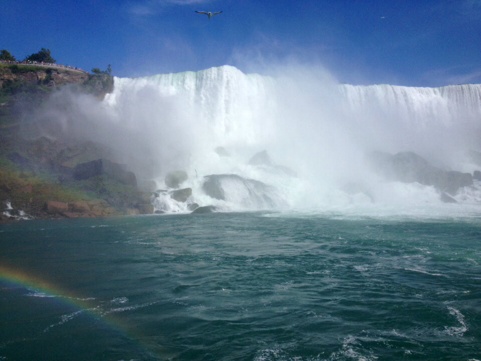 American Falls and rainbow, Niagara