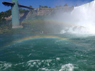 American Falls and rainbow, Niagara photo