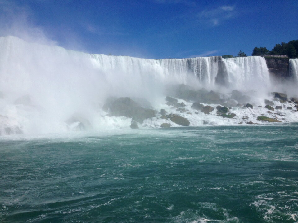 American Falls and rainbow, Niagara