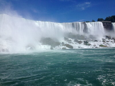 American Falls and rainbow, Niagara
