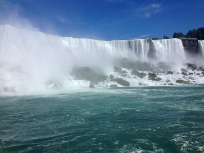 American Falls and rainbow, Niagara photo