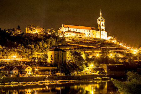 Melnik palace in Czech republic photo