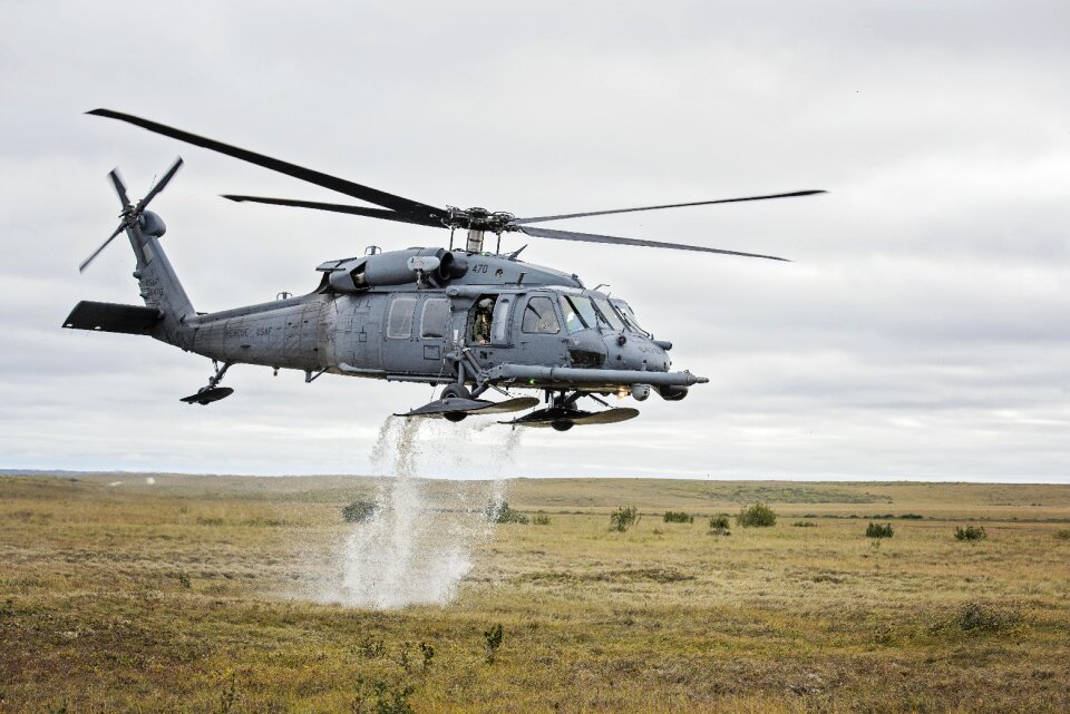 An HH-60 Pave Hawk helicopter