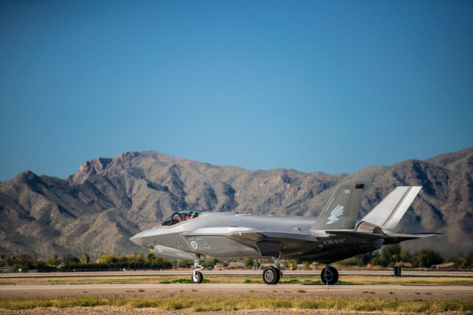 A Royal Australian Air Force F-35A Lightning II