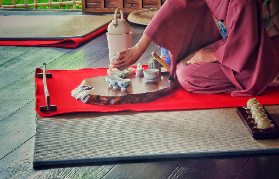 Traditional tea ceremony in Japan