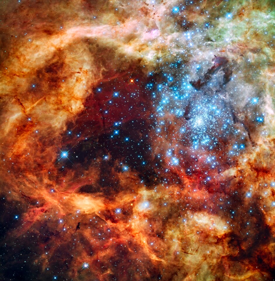 Space Panoramic Portrait of a Vast Star-Forming Region