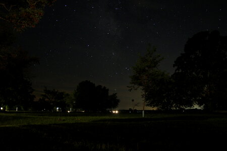 night sky stars photo