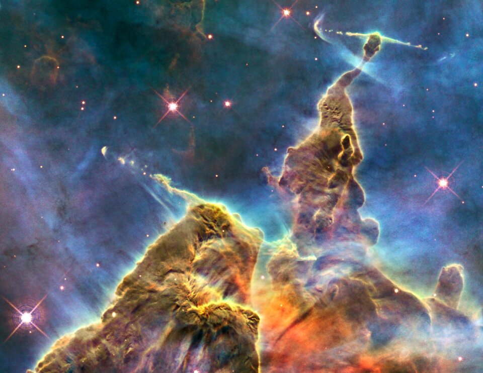Carina Nebula's Mystic Mountain