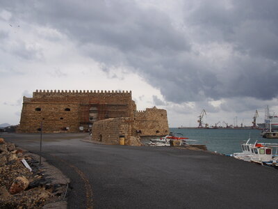 Venetian fortress Koules in Heraklion, Crete photo