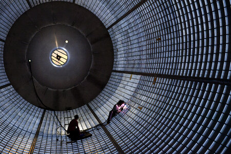 Inside Massive SLS Fuel Tank photo