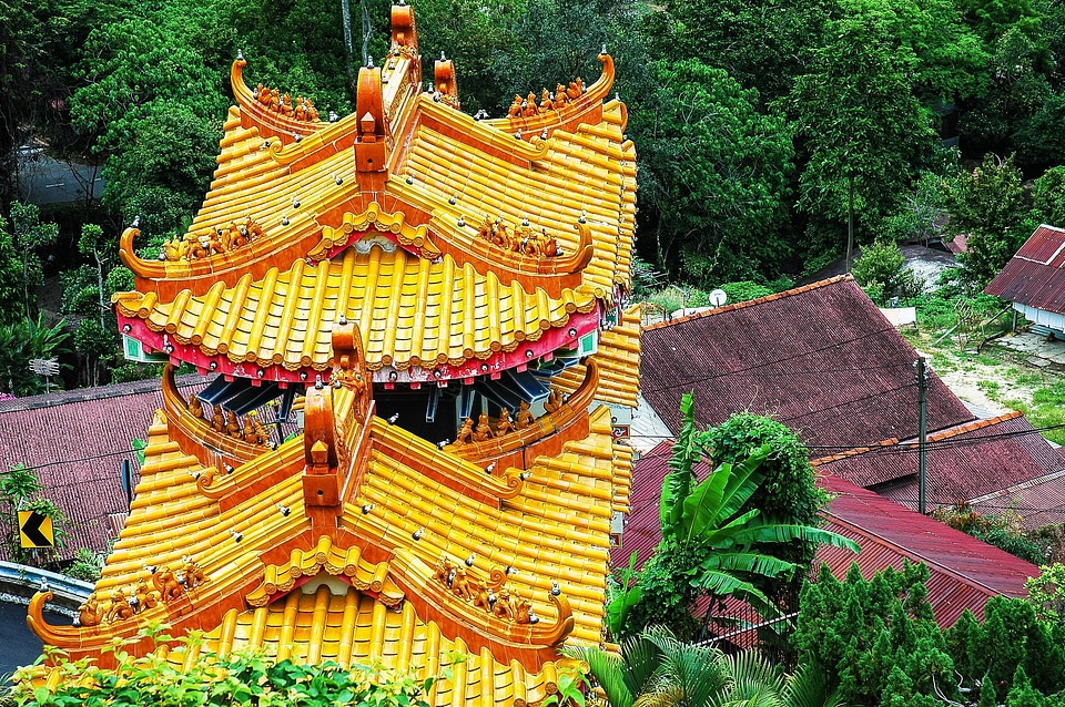 Yellow temple malaysia