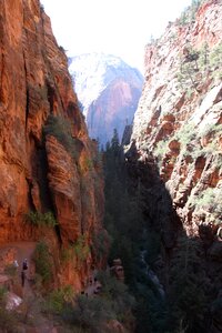 Path to Angels Landing in Zion national park