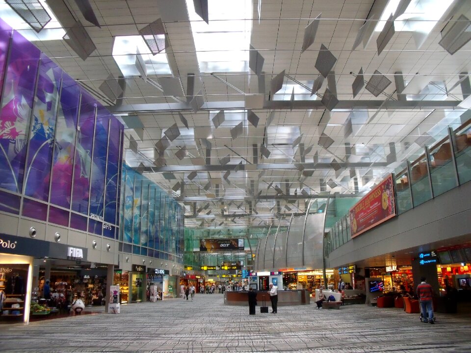 Transit area, Changi Airport, Singapore