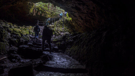 Ape Caves in the Gifford Pinchot National Forest, Washington