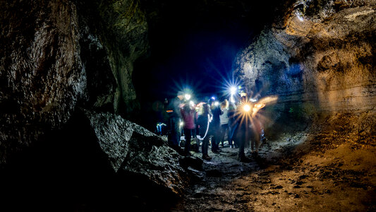 Ape Caves in the Gifford Pinchot National Forest, Washington