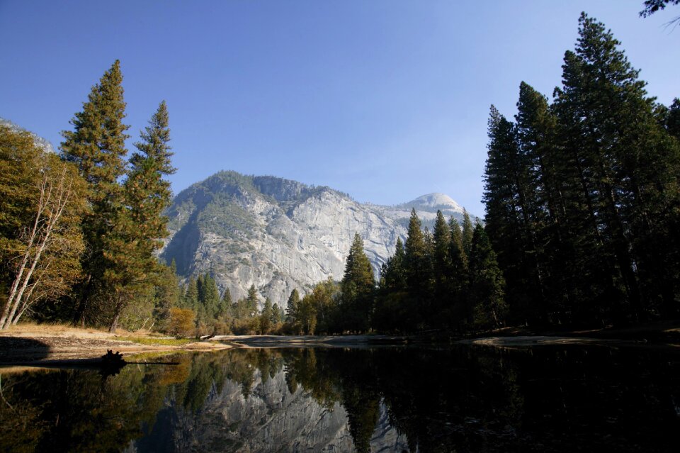 Mirror Lake Reflections Yosemite Valley Wilderness