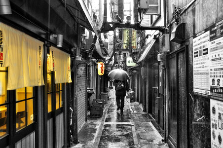 Rainy Day in Shinjuku Japan