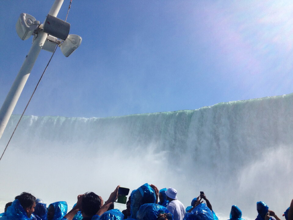 A ferry of the Maid of the Mist boat tour