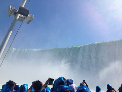 A ferry of the Maid of the Mist boat tour