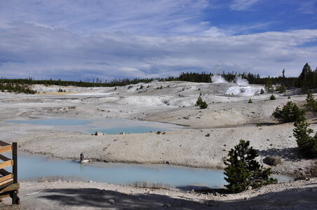 Thermal Field at Yellow Stone National Park photo