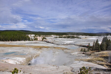 Thermal Field at Yellow Stone National Park photo