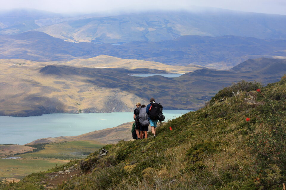 Hikers in Patagonia