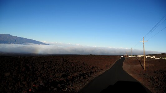 the peak of Mauna Kea volcano, Hawaii