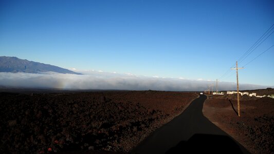 the peak of Mauna Kea volcano, Hawaii photo