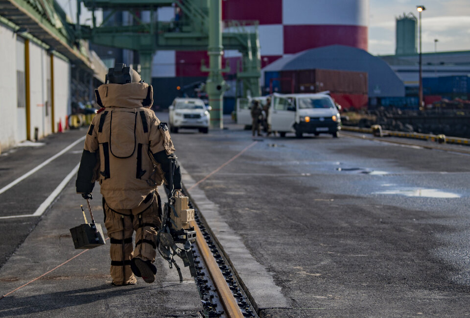 An Explosive Ordnance Disposal Technician