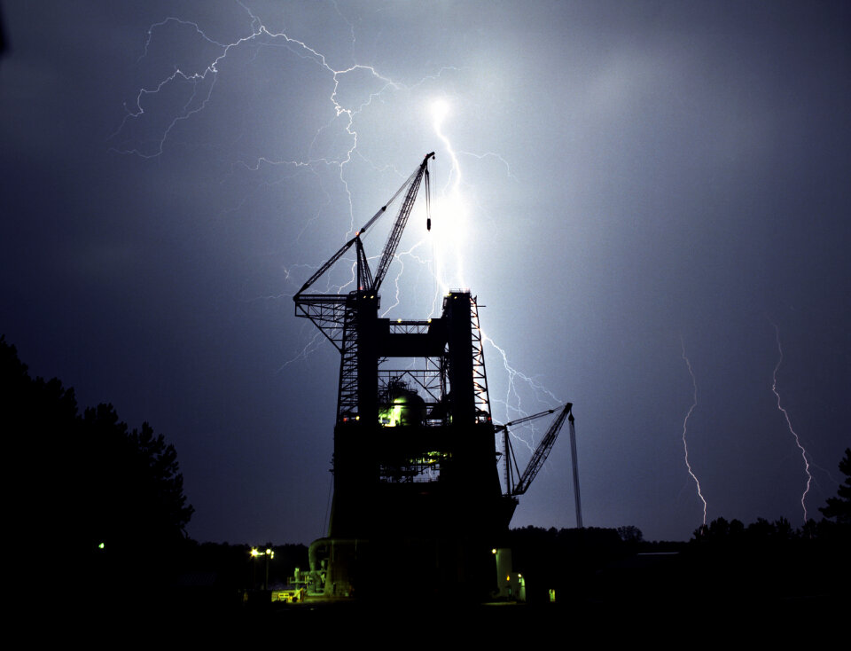 Lightning on the Test Stand
