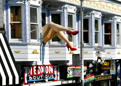 Legs Hanging Out The Window