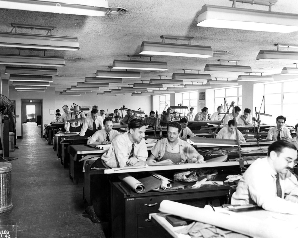 interior view of Drafting Room