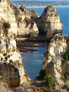 Sea nature rock