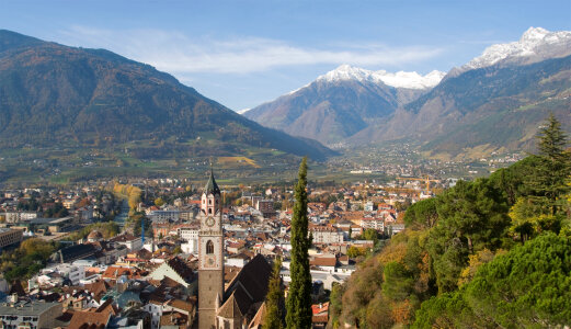 old town of Merano. Merano