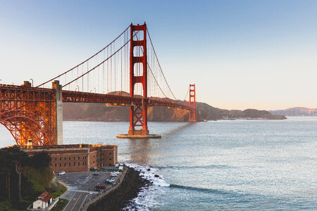 Golden Gate bridge, San Francisco California photo