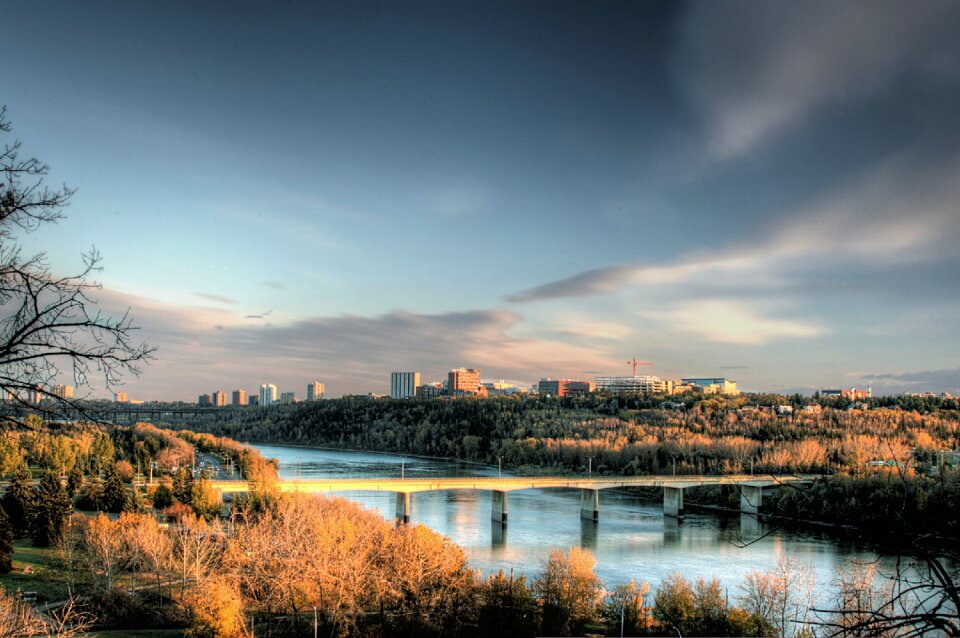 Saskatchewan River in Edmonton, Alberta, Canada
