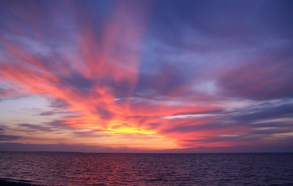 Nature sunset sky