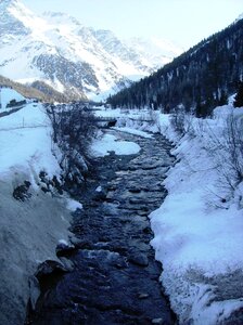 Small river in Sulden Valley - South Tyrol, Italy