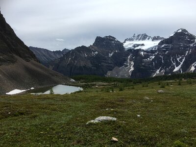 Larch Valley Trail - The Ten Peaks, Moraine Lake, Banff photo